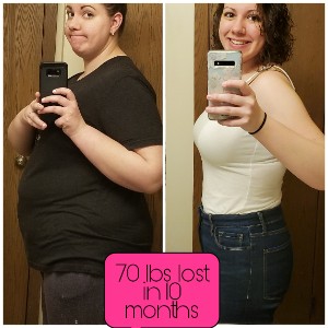weight loss before and after picture